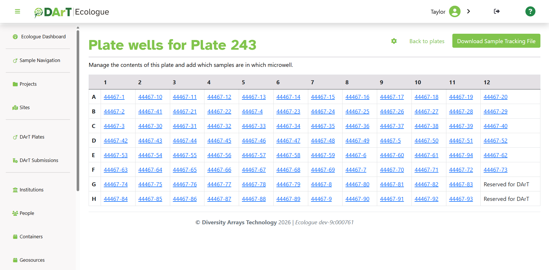 DArT Plates